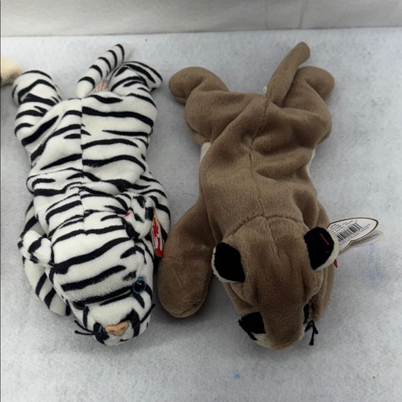 Ty Stuffed Animal Set of 4: Stripes, Pounce, Blizzard, & Canyon - Picture 6 of 12